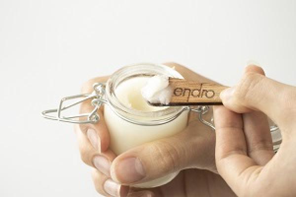 Pflegende Koerpercreme - Feuchtigkeitsspendende Koerpercreme - Koerpercreme - Baumwolle -  Mandel - vegan - Endro - Bretagne - Frankreich - Kosmetik im Glas